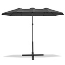 MaxxGarden Parasol - XXL - 460 x 270 cm Antraciet