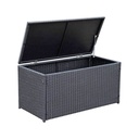 MaxxGarden Kussenbox rattan 250L - 102x51x51cm - Antraciet