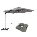 MaxxGarden Zweefparasol - Luxe - 300cm - Antraciet