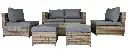 MaxxGarden Loungeset 4 pers