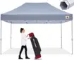 MaxxGarden Easy-up Partytent - 3x4,5m - Standaard - Opvouwbaar antraciet - Incl. gewichtzakken