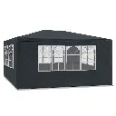 MaxxGarden Partytent 3x3m - met Zijwanden - Zwart