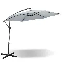 MaxxGarden Zweefparasol Ø300 cm - Frame Royal Grey - Grijs