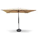 MaxxGarden Parasol - tuin en balkon parasol - opdraaisysteem - 200 x 300 cm - Beige