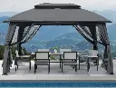 Paviljoen - Overkapping - Antraciet