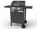  2-Pits Gas Grill - Poedergecoat Stalen Behuizing