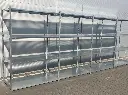 Prof Legbordstelling gegalvaniseerd – 6,5 meter lengte - 130x60x210cm
