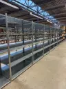 Dexion Legbordstelling gegalvaniseerd gebruikt – 6,5 meter lengte - 130x50x250cm - 6 legbord