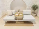 Luxe loungeset tuinset bank aluminium