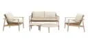 Luxe Loungeset aluminium met weersbestendige kussens
