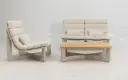 Luxe Loungeset aluminium met weersbestendige kussens
