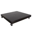 Parasolvoet graniet 80x80cm - 130kg zwart