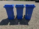 Blauwe afvalcontainer 120L