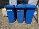 Blauwe afvalcontainer 240L