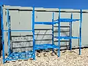 Legbordstelling 3 vakken 3,9m lengte 80x250cm