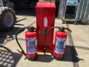 Brandblusser 2x met kast