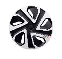 J-Tec Set van 4 wieldoppen wieldeksels ST 16 inch zilver/zwart