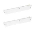 Rauch Möbel dempers voor schuifdeuren, set van 2, soft-close, voor 2- tot 4-deurs schuifdeurkasten van Rauch met een kastdiepte van 69 cm, 27×1,5×5cm