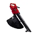 Einhell elektrische bladblazer en -zuiger GC-EL 3024 E (zuig-/blaasfunctie, zuigbuis Ø 75 mm, zuigcapaciteit 650 m³/u, versnipperfunctie, versnipperverhouding 10:1, blaassnelheid 240 km/u, opvangzak 40 liter)