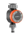 GARDENA besproeiingsklok: automatische timer voor waterkranen van 26,5 mm (G 3/4) of 33,3 mm (G1), flexibele besproeiingsduur (5–120 min), eenvoudig aan te sluiten dankzij snelkoppelsysteem (1169-20)