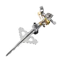 CELLFAST impulssproeier Professional: metalen pulserende tuinsproeier, gazonsproeier voor gazons, bloemen en planten, traploze regeling, Lux
