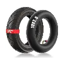 1pc F3T-2W5 10x2.5 Band- en luchtkamervervanging voor Kugoo M4/G-Booster Speedway/Hoverboard Scooter, 10x2'' Reserveband met 45° haakse klep voor elektrische scooter