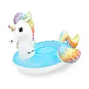 Bestway 41114 opblaasbare zwembadeenhoorn Fantasy Unicorn, 155 x 119 cm