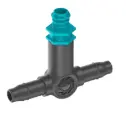 Gardena Micro-Drip-System rijdruppelaar 2 l/u: druppelaar voor het automatische besproeiingssysteem, voor planten met een vergelijkbare waterbehoefte, eenvoudige verbindingstechniek (13317-20)