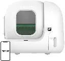 PETKIT Pura Max 2 Zelfreinigende kattenbak, automatische kattenbak voor katten, XSecure, geurwerend, maximale inhoud 76 liter, bediening via app, geschikt voor meerdere katten