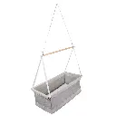 roba Hangwiegje 'safe asleep', ligoppervlak 90×45 cm, mesh-stof, matras met overtrek van polyester-katoenmix