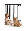 Lionelo Truus Slim Veiligheidshekje voor kinderen en honden, 75–105 cm, trap- en deurhekje, zonder boren, automatische sluiting, AutoStop, dubbele vergrendeling, opening in twee richtingen