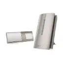 EMOS draadloze deurbel, set met repeaterfunctie en USB-C-aansluiting, onbeperkt bereik, 5 volumeniveaus tot 85 dB, led-indicator, 16 melodieën, geheugenfunctie, 230 V