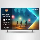 PHILIPS Ambilight 43PUS8200 4K LED Smart TV - 43 inch display met Pixel Precise Ultra HD, Titan OS, Dolby Vision en Dolby Atmos Sound