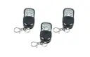 Set van 3 Universele Afstandsbedieningen, Vaste Code, Frequentie 433,92 MHz, voor Automatische Poort