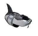Zwemvest voor Honden - Verstelbaar Reddingsvest met Handvat - Pet Life Jacket (Grijs, L)