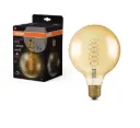 Osram Lamps Vintage 1906 LED-Lamp Goudtint, 7W, 600lm, 125mm Diameter & E27-Fitting, Warmwit, Dimbaar, 15.000 Uur Levensduur, 48W-Vervanging