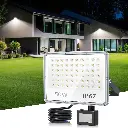 TASINUO LED Schijnwerper met Bewegingsmelder Buiten 50W 5000LM Buitenlamp, 1 Stuk