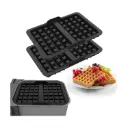 PASLFC 2 Stuks Siliconen Belgische Wafelvorm, Wafelinzetstuk, Belgische Wafels Accessoire voor Ninja Airfryer