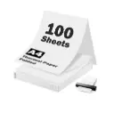Thermisch Papier A4 100 Vel, BPA-Vrij en Snel Drogend, Papier voor Thermische Printer A4 Compatibel met de Meeste Modellen, voor Documenten, Webpagina's en Foto's
