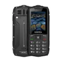 Hammer H Basalt All Carriers 0,32 GB draagbare telefoon, onbreekbaar, ontgrendeld, IP68, duurzaam, waterdicht, schokbestendig, Dual SIM, batterij 1800 mAh, grote toetsen, FM-radio, MP3, camera