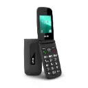 SPC Titan Senioren-mobiele telefoon met grote toetsen, zwart