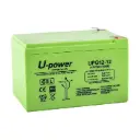 U-Power Faston F2 Hermetische Gelaccu, 12 Ah, 12V, 6.3mm