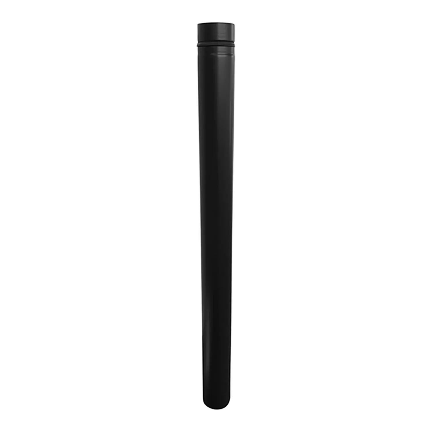 Firefix RES80/1 pelletkachelbuis 80 mm, 1000 mm, zwart