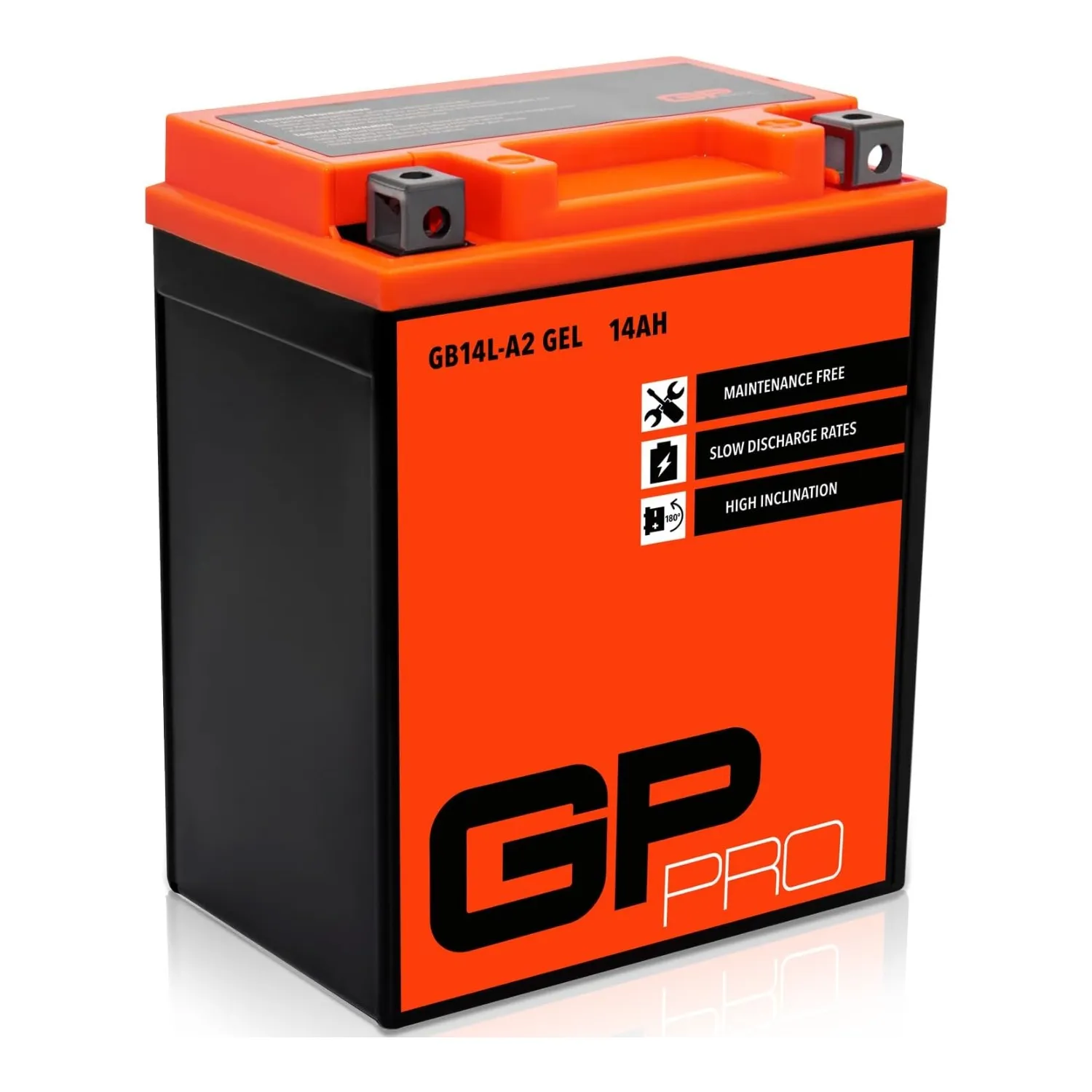 GP-PRO GB14L-A2 gel motoraccu 12V 14Ah 210A, YB14L-A2