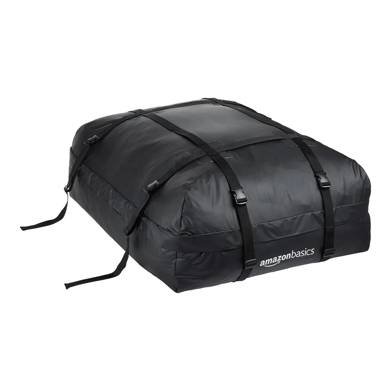 Amazon Basics opvouwbare dakbagagetas 425 l waterdicht zwart