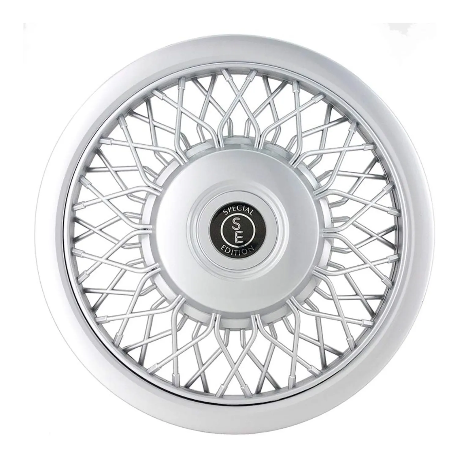 AutoStyle Classic wieldoppen 13 inch zilver, set van 4