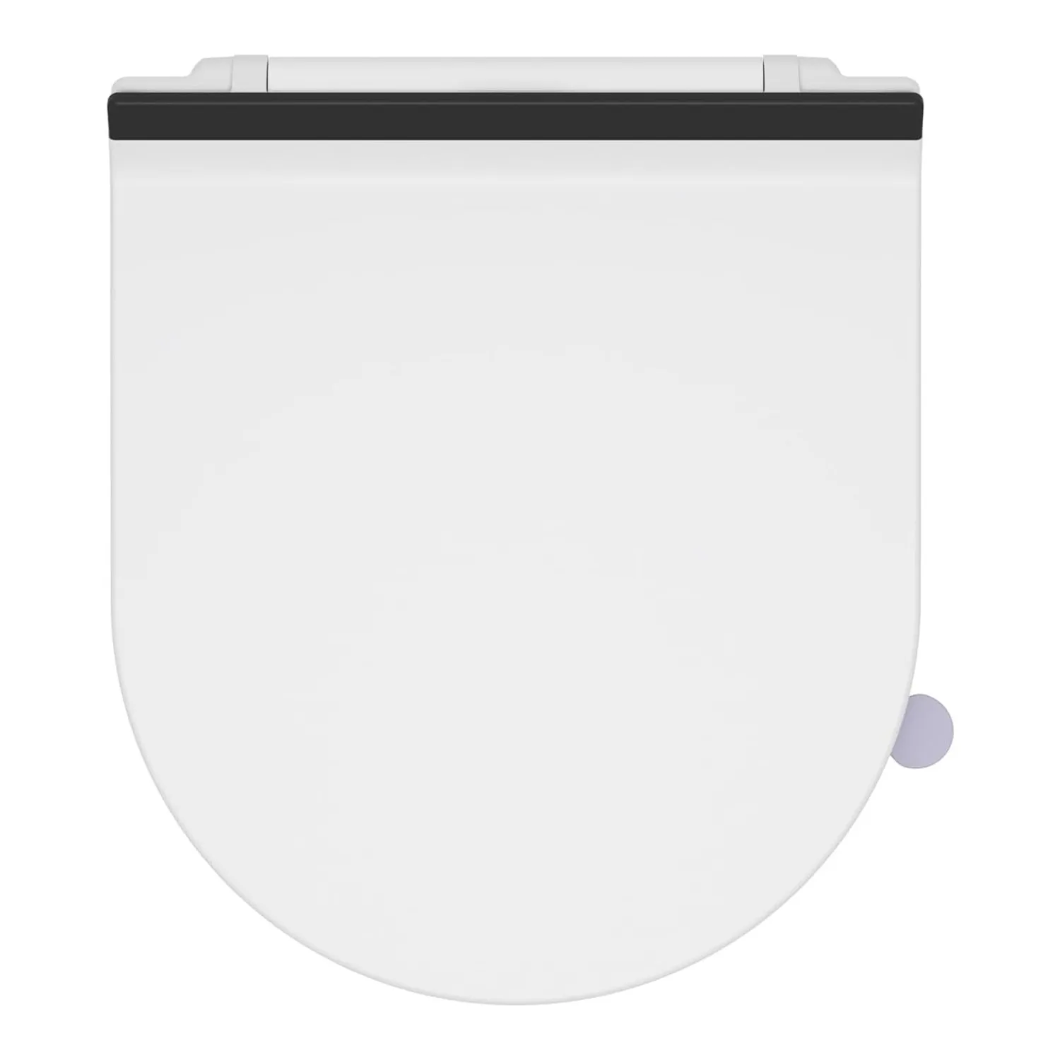 SREWOHS PRO wc-bril D-vorm met softclose, duroplast, wit