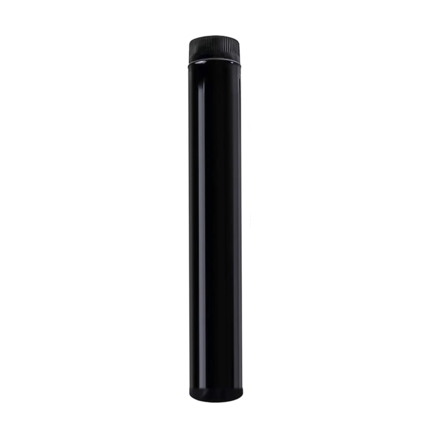 Wolfpack kachelpijp geëmailleerd staal Ø 110 mm, 1 m, zwart