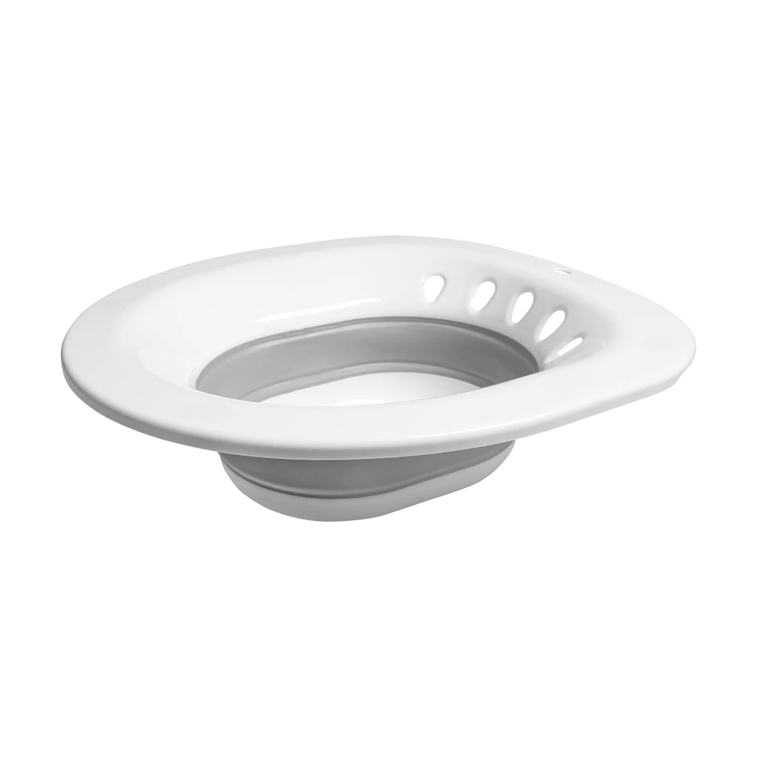 Cornat ZYT763OH bidet-inzetstuk voor wc-bril opvouwbaar wit