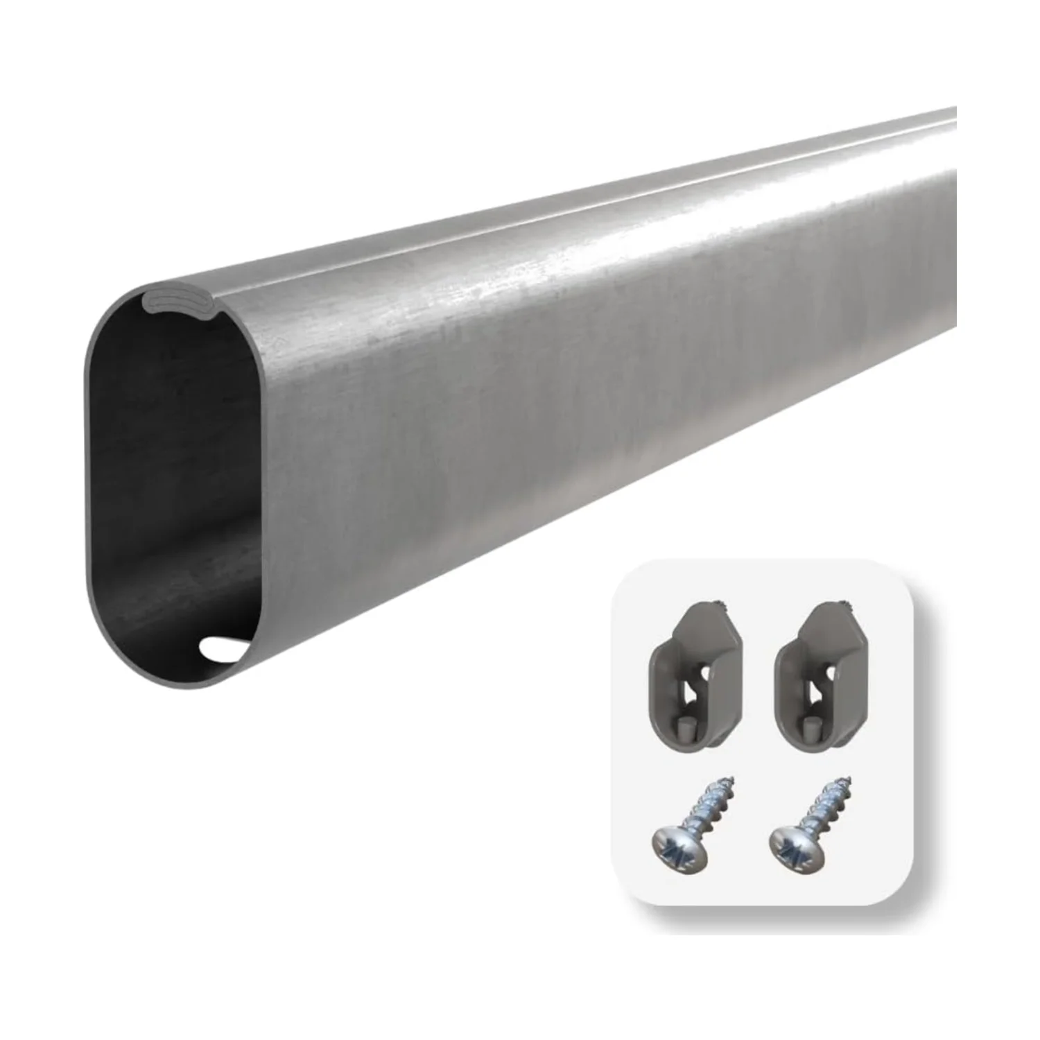 Rauch A0011 kledingstang 43 cm voor kast Mylora/Lunik, alu